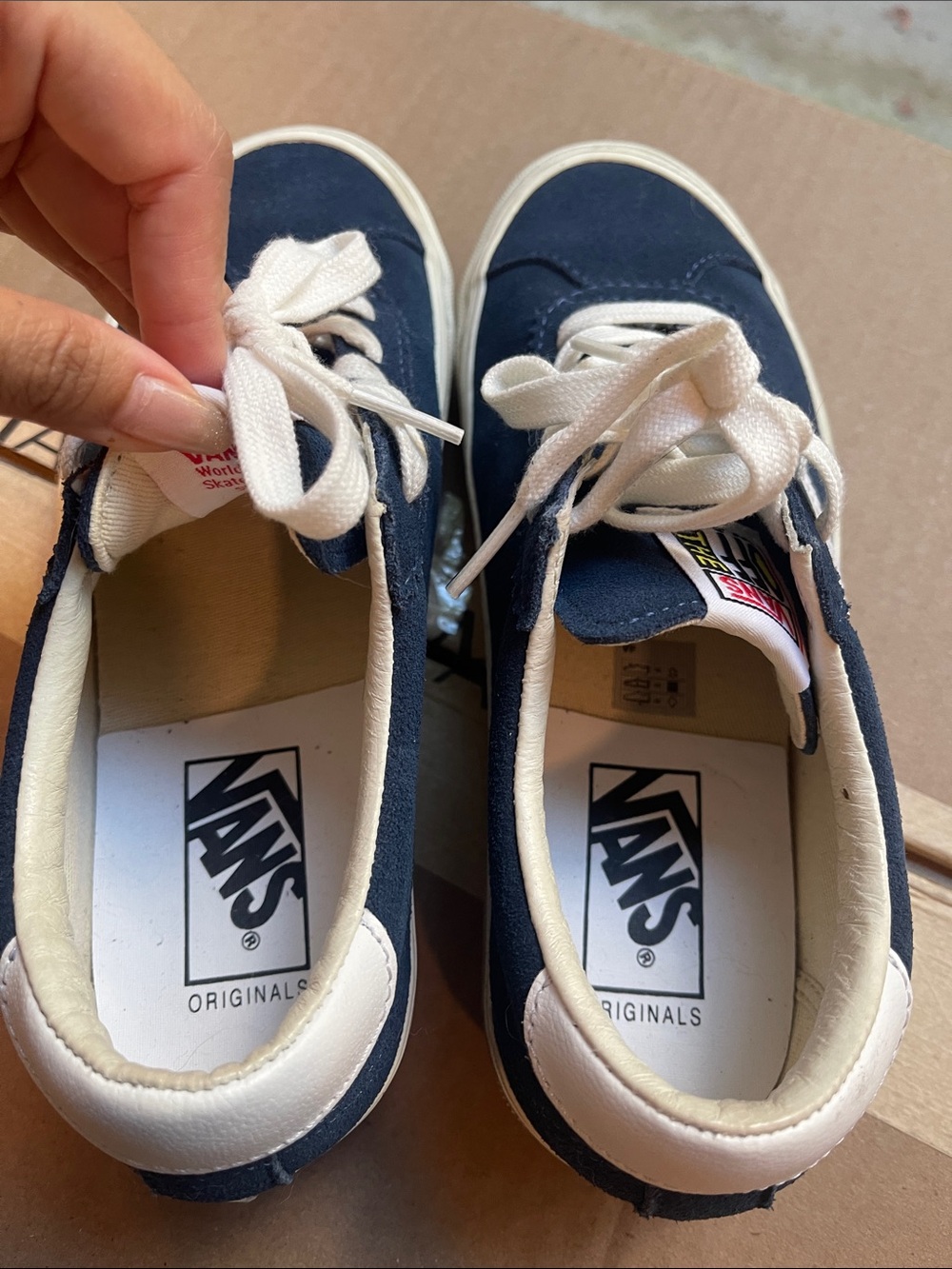 Vans women navy sneaker - Picture 5 of 6